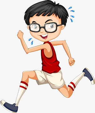 跑步运动生命健身几何商业h5背景素材psdjpg线稿插画跑步png蓝色唯美