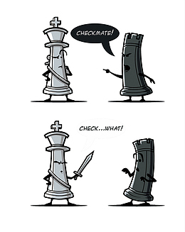 矢量国际象棋打架
