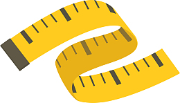 手绘健美健身器材软尺矢量素材