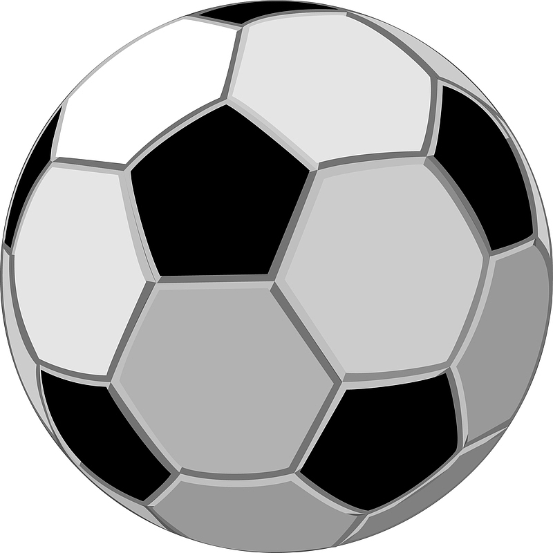 卡通体育器材足球图