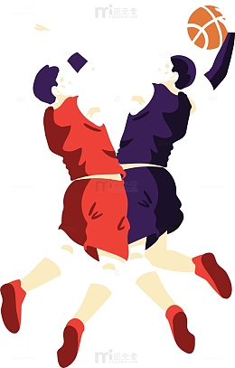 NBA打篮球的球员