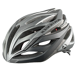 银色质感装饰自行车头盔装饰图