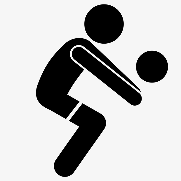 打排球人物图标