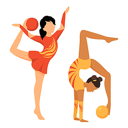 体操运动运动会健康球类