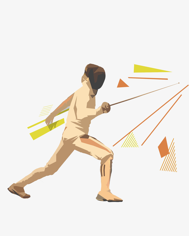 击剑场景免抠素材免费下载_觅元素51yuansu.com