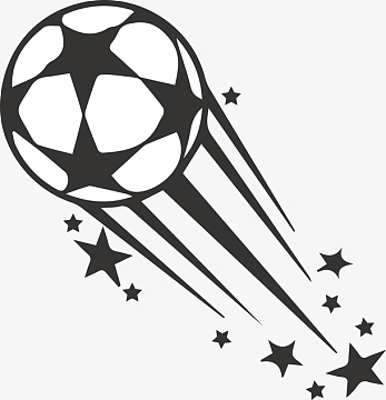 足球手绘素材_足球手绘图片元素-觅元素