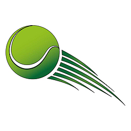 绿色飞起的网球效果