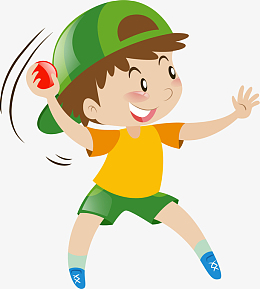 投球少年图片素材