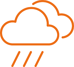 简约下雨图标