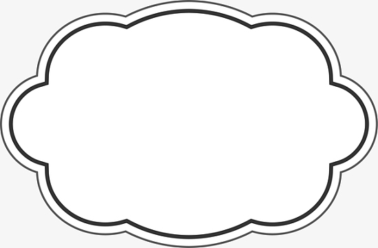 小清新云朵卡片