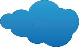 简约云朵免抠图标