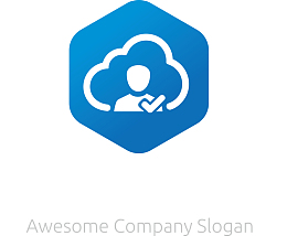 蓝色精美云朵矢量图