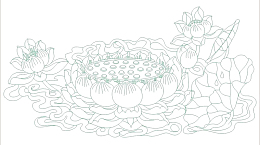 大莲花座