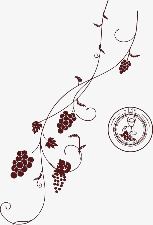 葡萄花纹