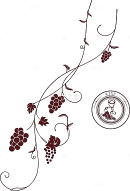 葡萄花纹
