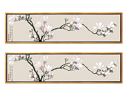 家居装饰新中式横挂画