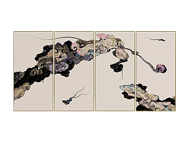家居装饰新中式水墨挂画