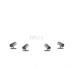 立体舞台聚光灯组合展示