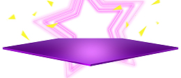 元旦主图紫色平台大舞台紫色五角
