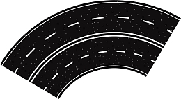 矢量图   弯弯的公路