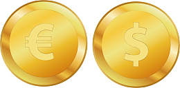 金币升值金融钱票金币