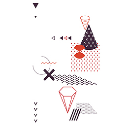 波普几何图形矢量设计素材