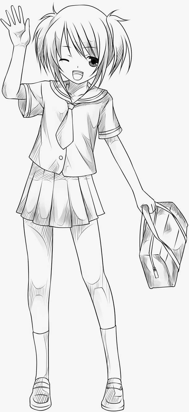 关键词 : 线描女孩,线稿,人物线稿,线描,卡通,卡通人物[声明] 觅元素