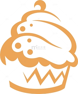 黄色的卡通沙河蛋糕