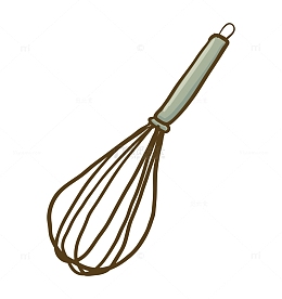 手绘卡通厨房用具打蛋器
