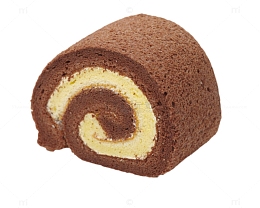 巧克力奶油夹心蛋糕卷