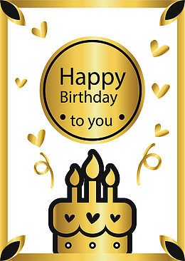 金箔纸生日蛋糕