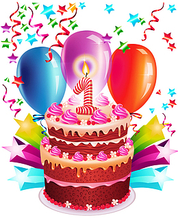 卡通巧克力生日蛋糕
