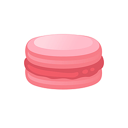 粉色马卡龙矢量图