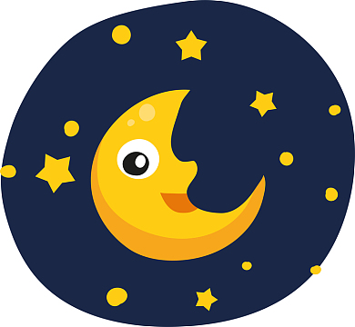 温馨月亮素材-温馨月亮图片元素-觅元素