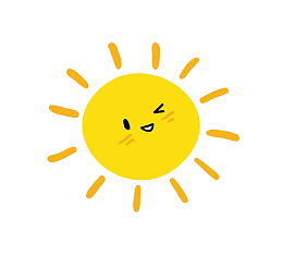矢量卡通太阳