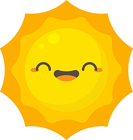 世界微笑日开心的太阳