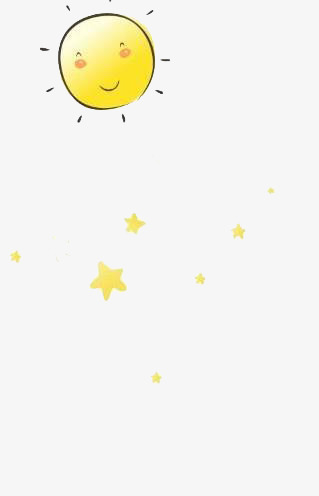 太阳卡通背景素材