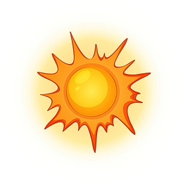 卡通太阳