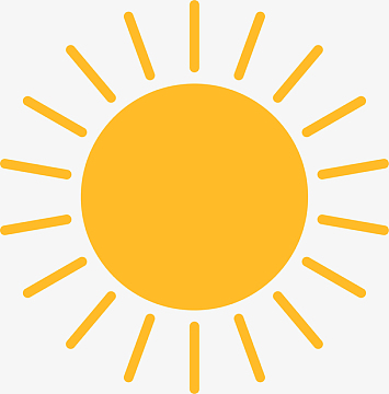 卡通太阳矢量素材