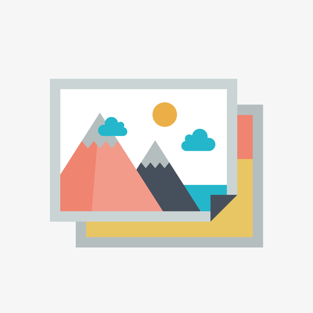 彩色几何图片元素