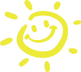 矢量图黄色的太阳