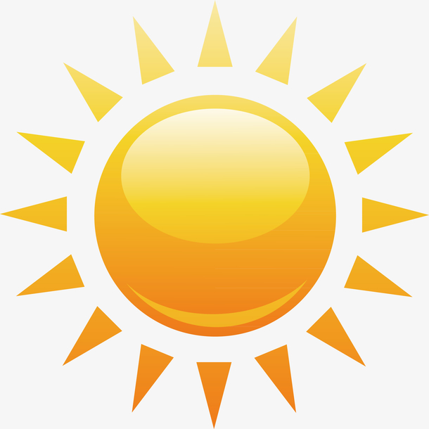 太阳装饰设计矢量