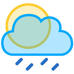 太阳大云小雨Vector-st