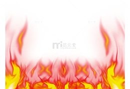 创意红色燃烧火焰