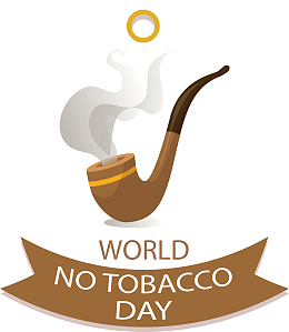 烟斗创意卡通矢量烟草吊牌