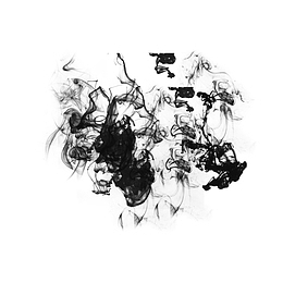 产品实物水雾水墨云烟