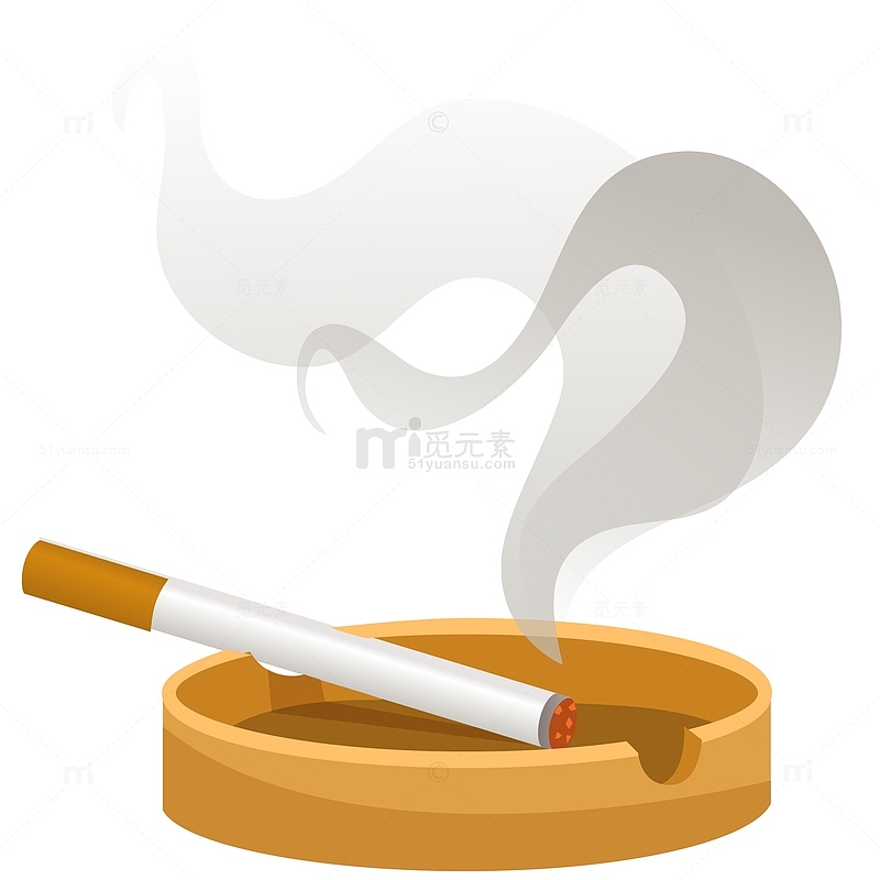 手绘禁止吸烟世界无烟日