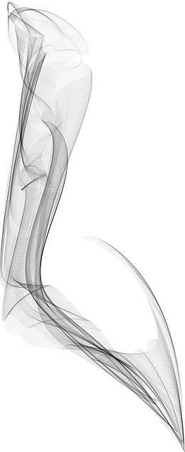 创意黑色烟雾素材图