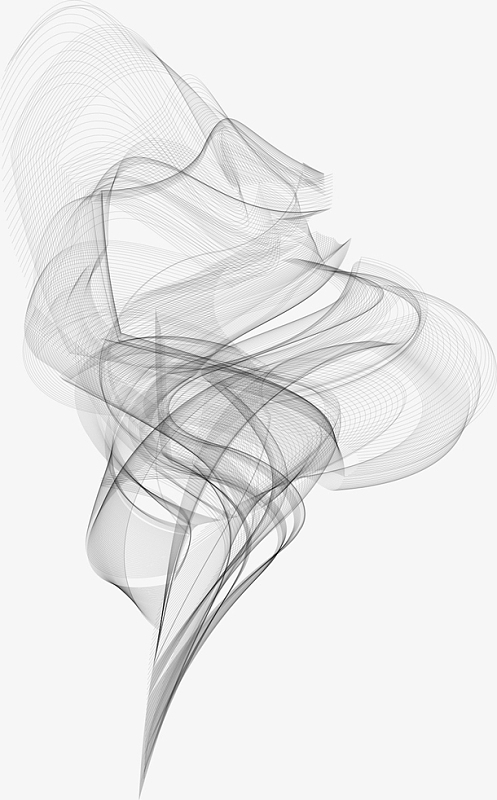 矢量黑色烟雾素材图