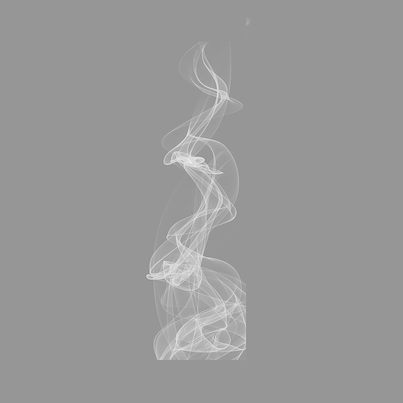 白色烟雾透明烟雾